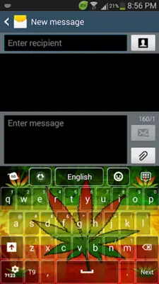 Rasta Weed Keyboard android App screenshot 2